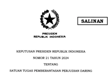 Presiden Jokowi terbitkan Perpres Satgas Judi Online diketuai Menkopolhukam
