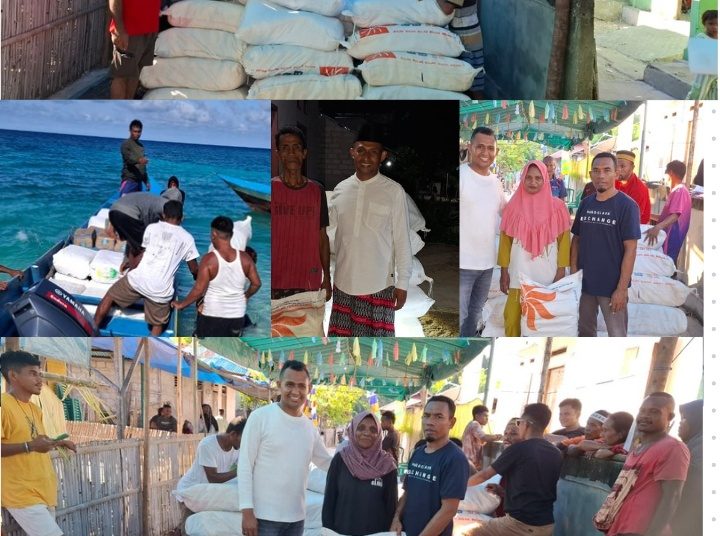 Sambut Lebaran, Aleg Rudy Wadjo Bagikan Ratusan Paket Sembako ke Warga