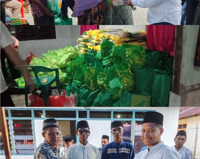 Anggota DPRD SBT Salurkan 300 Paket Sembako ke Masyarakat Dapil 2