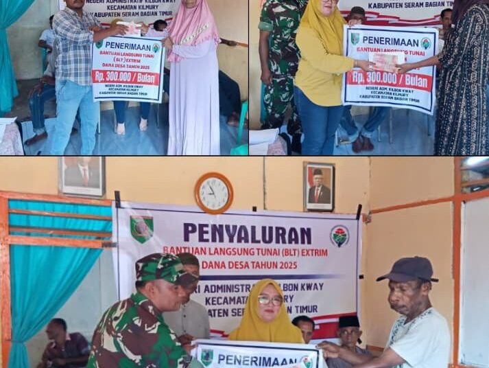 Transparan dan Tepat Sasaran, Pemdes Kilbon Kway Salurkan BLT Tahap II