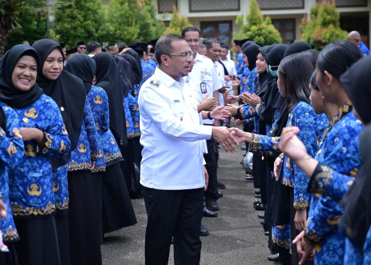 Pesan Bupati Fachri Husni Alkatiri Saat Lantik Ratusan PPPK Tahap II