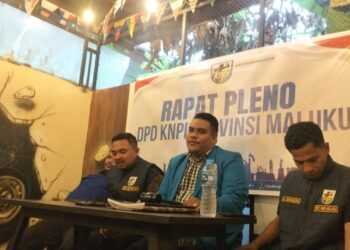 Rapat Pleno DPD KNPI Maluku Yuslan Louhatu di Tetapkan Resmi Nahkodai Ketua KNPI Malteng