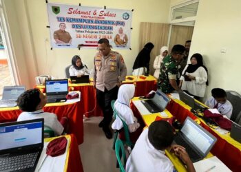 Dukung Sektor Pendidikan, Polsek Bula Fasilitasi Ujian Sekolah Berbasis Internet bagi Siswa